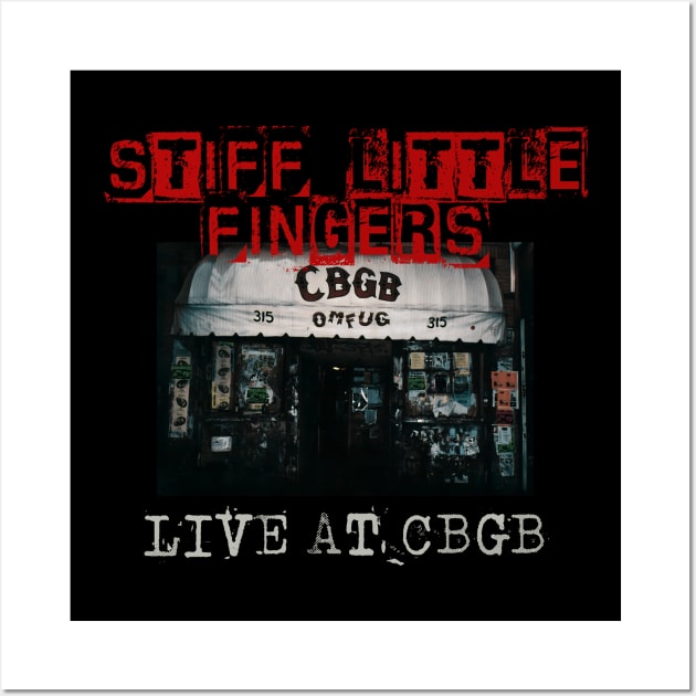 stiff live at cbgb Wall Art by kusuka ulis